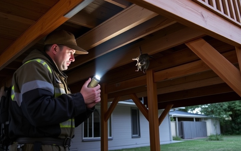 Under Deck Possum Removal in Rosanna